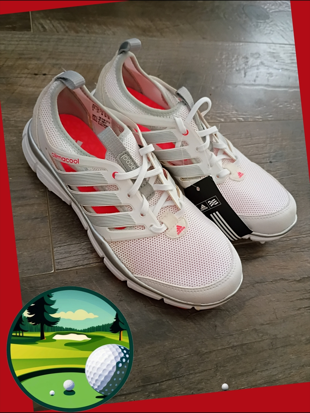 adidas White Climacool Golf Shoes NWT Size 5